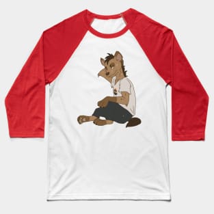 Lazy Hyena Baseball T-Shirt